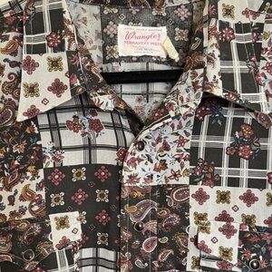Wrangler Multicolor Patchwork Shirt